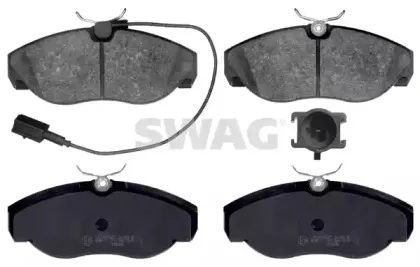 Комплект тормозных колодок, дисковый тормоз SWAG купить